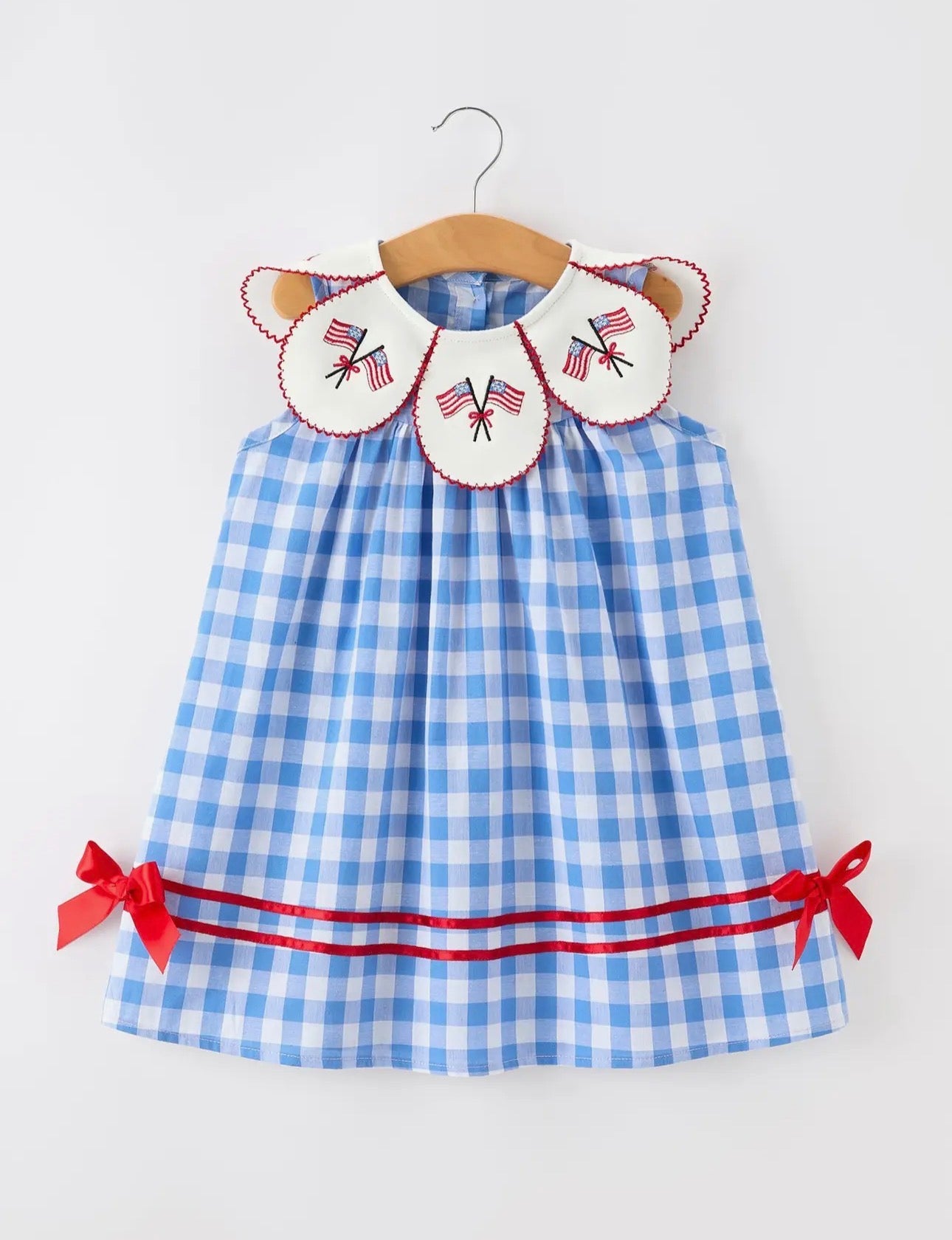 All American Girl Embroidered Dress