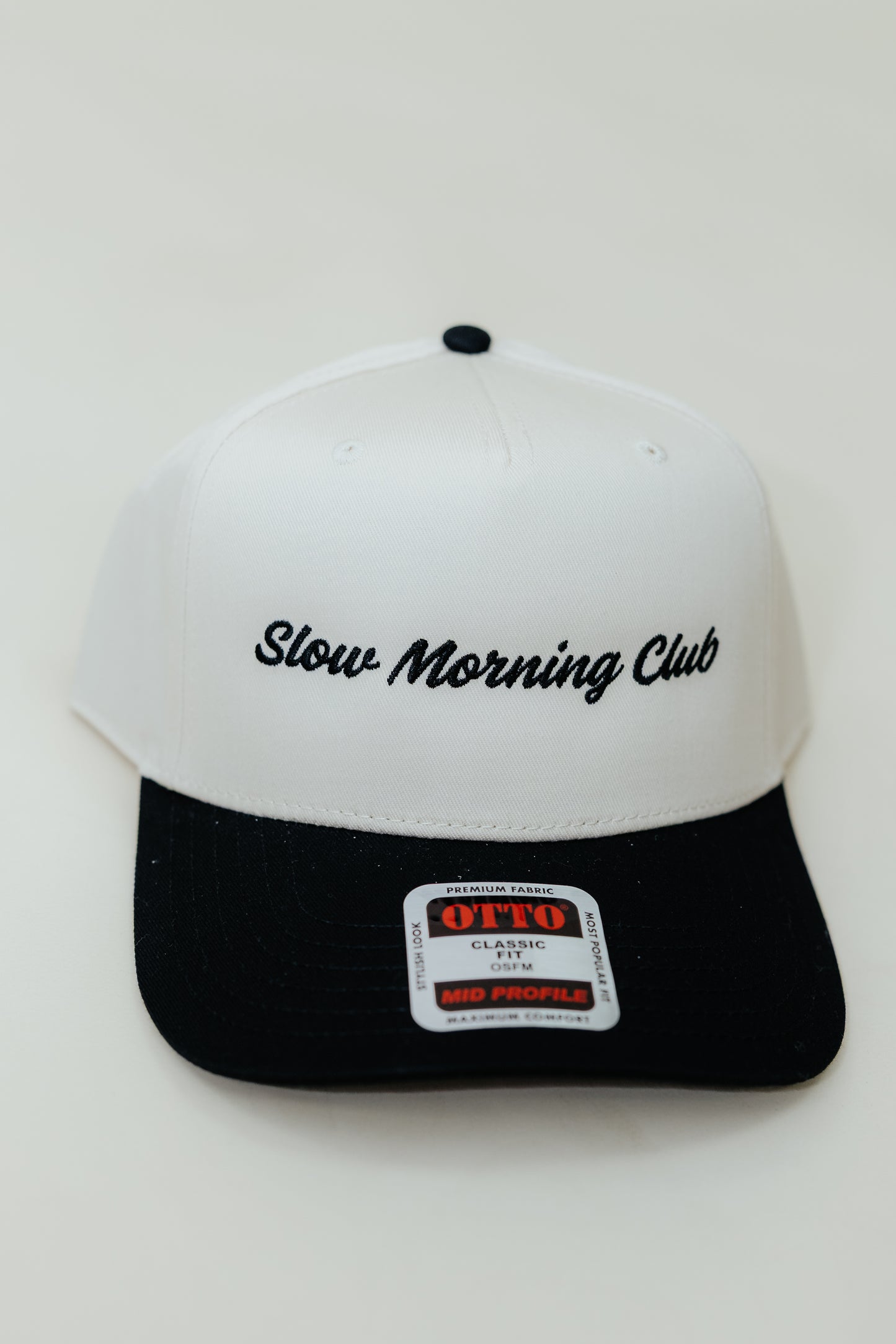"SLOW MORNING CLUB" Trucker Hat