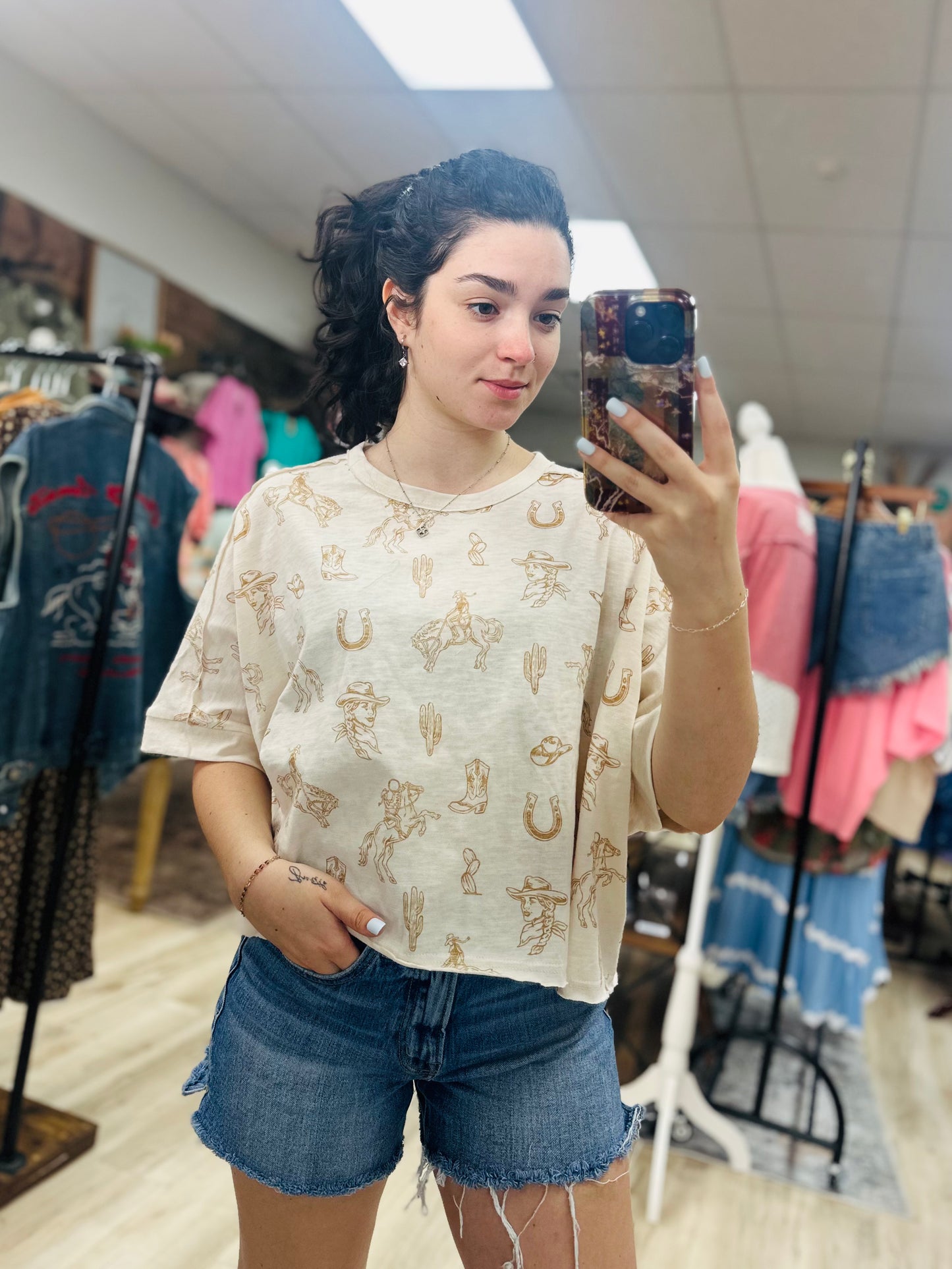 Western Dolman Top