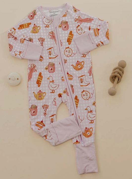 Cottagecore Cutie Bamboo Double Zipper