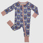 Bow Blooms Bamboo Double Zipper