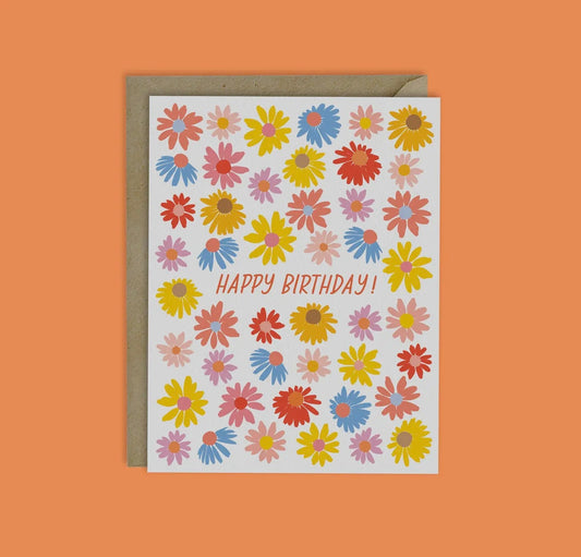 Summer Garden Birthday Card