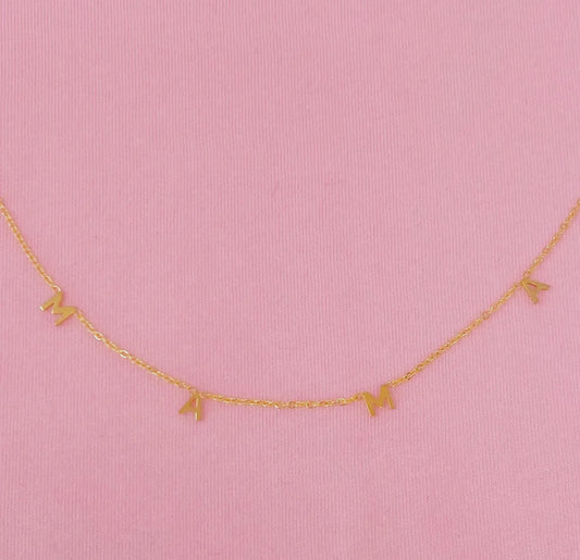 Gold MAMA Necklace