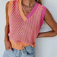 Chevron Pink/Orange Sweater Vest