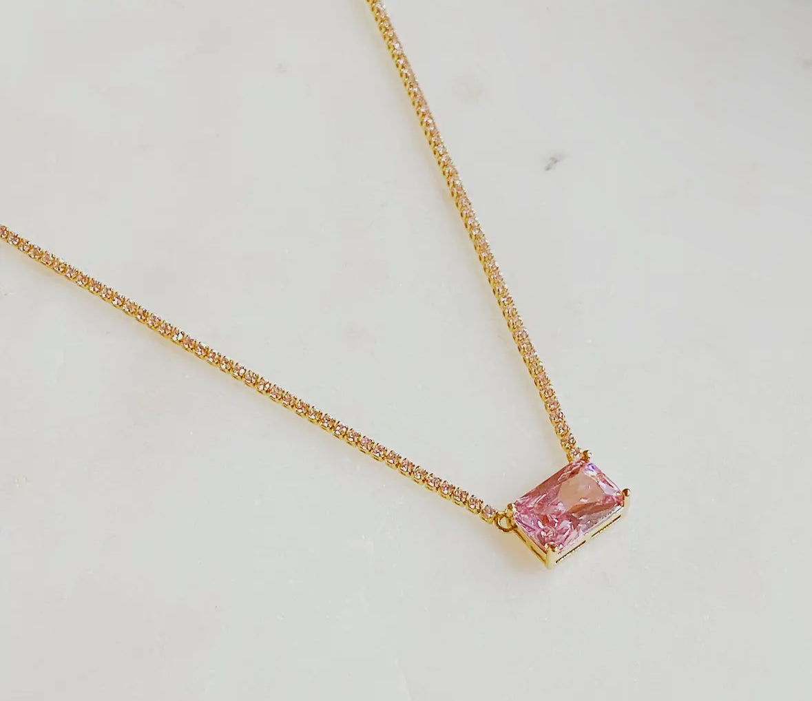 Soft Pink Necklace