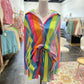 Rainbow Pleated Set