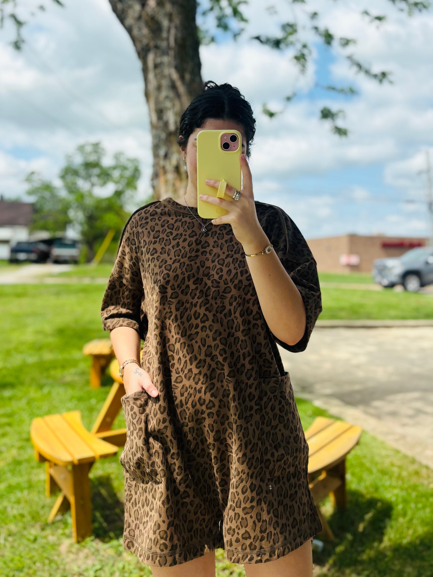 Leopard Casual Romper