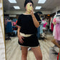 Black Skort Set