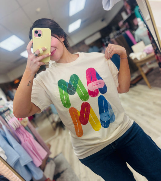 Bright "MAMA" Tee